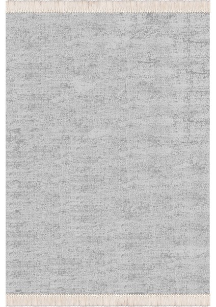 Bazaarforum Dekoratif Saçaklı Mermer Desen Yeni Model Pvc Deri Kaymaz Taban Dijital Baskı Halı 100X200 cm CK-687