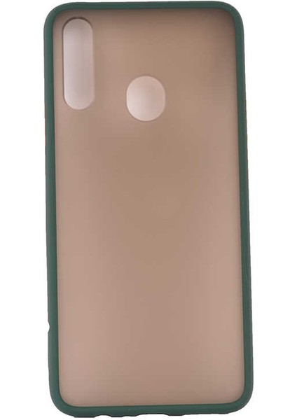 Galaxy A10S Kılıf Zore Fri Mat Yüzey Renkli Kenar Kılıf