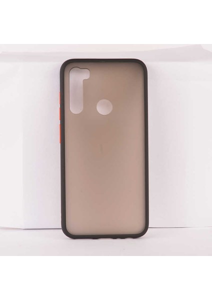 Xiaomi Redmi Note 8 Kılıf Zore Fri Mat Yüzey Renkli Kenar Kılıf