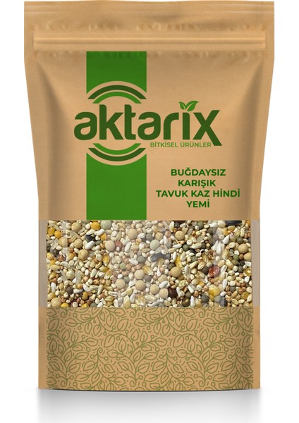 250 gr Lüx Karışım Buğdaysız Tavuk Kaz Ördek Horoz Hindi Güvercin Kumru Yemi A-1
