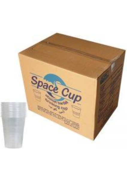 Emel Ambalaj Space Cup 3000 Adet/1 Koli Plastik Pet Bardak Otomat Uyumlu 180CC Kullan-At