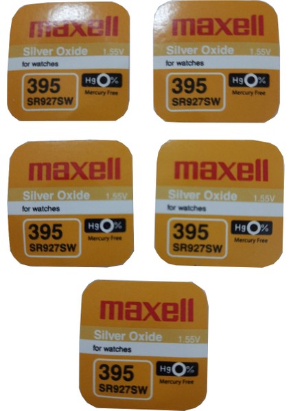 395 SR927SW 1.55V Saat Pili 5'li