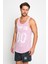 Be Green Washed Gym Tank Top Pembe 2
