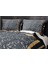 Premium Luxury Çift Kişilik Nevresim Takımı 3D Pamuk Saten Dark Leaf 5