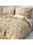 Premium Luxury Çift Kişilik Nevresim Takımı 3D Pamuk Saten Gold Zebra 3