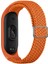 Xiaomi Mi Band 6 / Mi Band 5 / Mi Band 4 / Mi Band 3 Akıllı Bileklik Hasır Örgü Suya Dayanıklı Kordon Kayış KRD-49 - Papaya 1