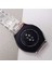 Samsung Galaxy Watch Active 2 Renkli Transparan Sert Silikon Kırılmalara Dayanıklı Kordon Kayış KRD-27 40mm - Mavi 2