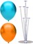 7 Çubuklu Balon Standı + 50 Adet Balon ( Açık Mavi - Turuncu ) 1