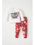 DeFacto Kız Bebek Disney Mickey & Minnie Lisanslı Yılbaşı Temalı Uzun Kollu 2'li Pijama Takım W1959A221WN