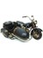 Dekoratif Metal Motosiklet Sepetli Biblo Dekoratif 5