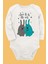 Organik Baskılı Pamuklu Unisex Bebek Body UZUNE192 1