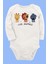 Organik Baskılı Pamuklu Unisex Bebek Body UZUNKOLE80 1