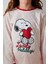 Pembe Kız Çocuk Snoopy 2li Pijama Takımı 2