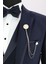 Lacivert Slim Fit Erkek Smokin Damatlık 2