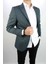 Gri Slim Fit Erkek Ceket 1