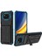 Xiaomi Poco X3 Nfc / Poco X3 Pro Için Kart Yuvası Tutucu Standlı Hibrit Askeri Sınıf Koruma Kılıfı Mavi (Yurt Dışından) 1