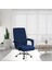 Ev Ofis Bilgisayar Sandalye Tam Gerilebilir Döndürme Sandalye Koltuk Kapağı Navy L (Yurt Dışından) 4