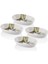 Blanche Çukur Servis Tabağı 4 Lü Set 17X10 cm BLN0007 2