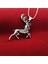 Gümüş Renk Geyik Kolye 2