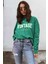 Mad Girls Yeşil Sweatshirt MG970 1