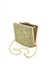 Nazart Kadın Taşlı Altın Gold Abiye Clutch Portföy Kadın Gece Çantası