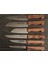 Zeytin Saplı Profesyonel Büyük Santoku Bıçağı 20 cm 4