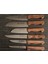 Zeytin Saplı Profesyonel Küçük Santoku Bıçağı 15 cm 4
