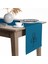 Dijital Baskılı Yonca Desen Renkli Baskılı Masa ve Sunum Runner 40X145 Tropikhome 1