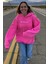 Mad Girls Pembe Sırt Baskılı Sweatshirt MG1220 2