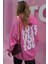 Mad Girls Pembe Sırt Baskılı Sweatshirt MG1220 3