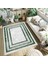 Bazaarforum Dekoratif Saçaklı Mermer Desen Yeni Model Pvc Deri Kaymaz Taban Dijital Baskı Halı 100X300CM CK-647 1