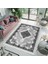 Bazaarforum Dekoratif Saçaklı Mermer Desen Yeni Model Pvc Deri Kaymaz Taban Dijital Baskı Halı 100X300CM CK-523 1