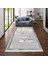 Bazaarforum Dekoratif Saçaklı Mermer Desen Yeni Model Pvc Deri Kaymaz Taban Dijital Baskı Halı 100X140 cm CK-546 1