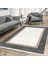 Bazaarforum Dekoratif Saçaklı Mermer Desen Yeni Model Pvc Deri Kaymaz Taban Dijital Baskı Halı 80X140CM CK-550 1