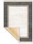 Bazaarforum Dekoratif Saçaklı Mermer Desen Yeni Model Pvc Deri Kaymaz Taban Dijital Baskı Halı 80X140CM CK-550 3
