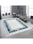 Bazaarforum Dekoratif Saçaklı Mermer Desen Yeni Model Pvc Deri Kaymaz Taban Dijital Baskı Halı 100X300CM CK-560 1