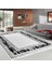 Bazaarforum Dekoratif Saçaklı Mermer Desen Yeni Model Pvc Deri Kaymaz Taban Dijital Baskı Halı 80X300 cm CK-562 1