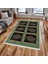 Bazaarforum Dekoratif Saçaklı Mermer Desen Yeni Model Pvc Deri Kaymaz Taban Dijital Baskı Halı 80X200CM CK-564 1