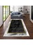 Bazaarforum Dekoratif Saçaklı Mermer Desen Yeni Model Pvc Deri Kaymaz Taban Dijital Baskı Halı 80X140CM CK-572 1