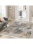 Bazaarforum Dekoratif Saçaklı Mermer Desen Yeni Model Pvc Deri Kaymaz Taban Dijital Baskı Halı 80X300 cm CK-627 1
