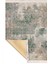 Bazaarforum Dekoratif Saçaklı Mermer Desen Yeni Model Pvc Deri Kaymaz Taban Dijital Baskı Halı 80X300 cm CK-628 3