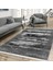 Bazaarforum Dekoratif Saçaklı Mermer Desen Yeni Model Pvc Deri Kaymaz Taban Dijital Baskı Halı 80X300 cm CK-643 1