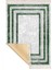 Bazaarforum Dekoratif Saçaklı Mermer Desen Yeni Model Pvc Deri Kaymaz Taban Dijital Baskı Halı 80X300 cm CK-647 3