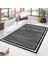 Bazaarforum Dekoratif Saçaklı Mermer Desen Yeni Model Pvc Deri Kaymaz Taban Dijital Baskı Halı 80X200CM CK-650 1