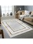 Bazaarforum Dekoratif Saçaklı Mermer Desen Yeni Model Pvc Deri Kaymaz Taban Dijital Baskı Halı 80X200CM CK-652 1