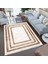 Bazaarforum Dekoratif Saçaklı Mermer Desen Yeni Model Pvc Deri Kaymaz Taban Dijital Baskı Halı 80X200CM CK-646 1