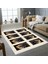 Bazaarforum Dekoratif Saçaklı Mermer Desen Yeni Model Pvc Deri Kaymaz Taban Dijital Baskı Halı 100X140 cm CK-664 1