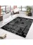 Bazaarforum Dekoratif Saçaklı Mermer Desen Yeni Model Pvc Deri Kaymaz Taban Dijital Baskı Halı 160X230CM CK-666 1