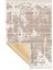 Bazaarforum Dekoratif Saçaklı Mermer Desen Yeni Model Pvc Deri Kaymaz Taban Dijital Baskı Halı 80X300 cm CK-668 3