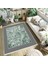 Bazaarforum Dekoratif Saçaklı Mermer Desen Yeni Model Pvc Deri Kaymaz Taban Dijital Baskı Halı 180X280CM CK-660 1